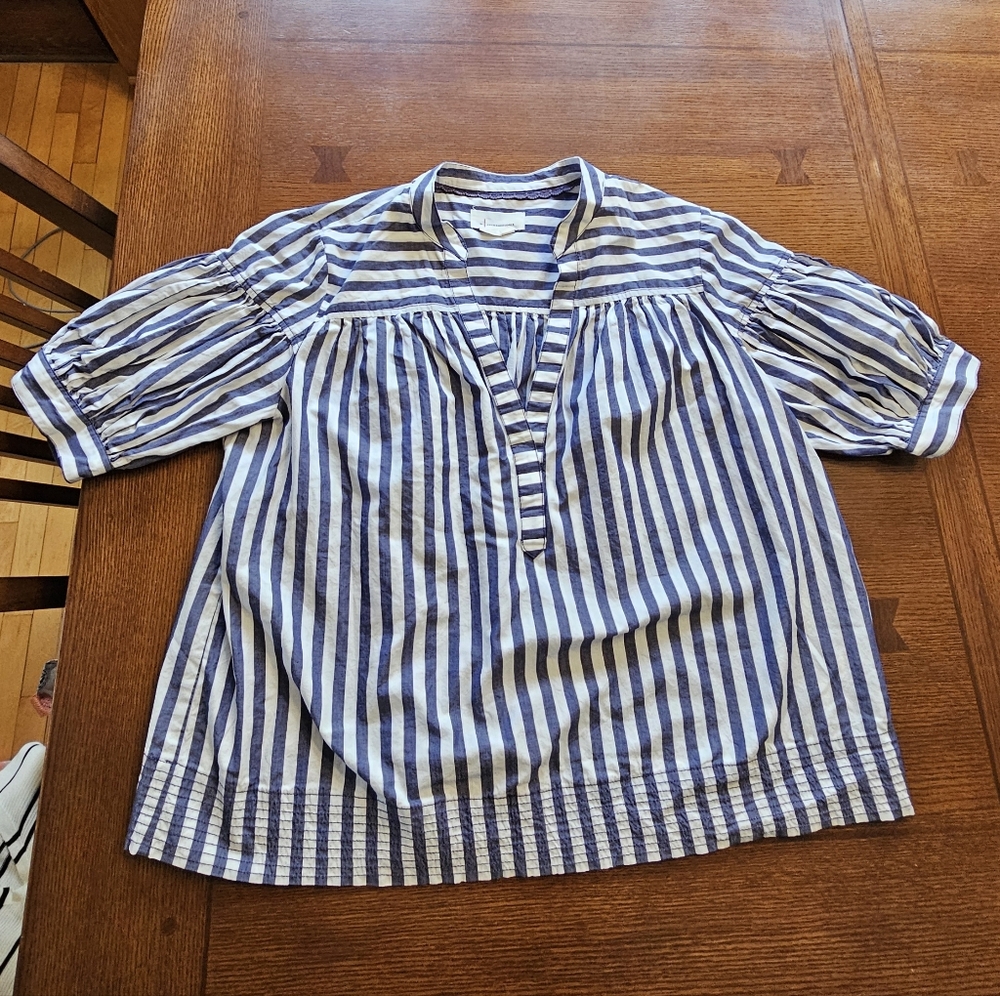 Anthropologie The Darcey Popover Swing Top XL